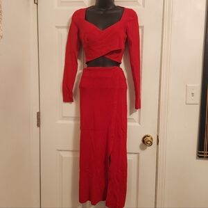 Express Body Contour Set: Top and Skirt
